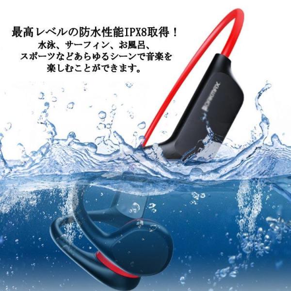 骨伝導 ワイヤレスイヤホン 完全防水 IPX8 骨伝導イヤホン bluetooth5.3 耳掛け式 ...