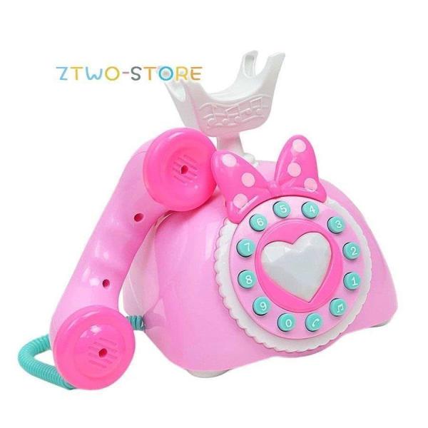 電話玩具 おもちゃ 創造的 子供 ふり遊び 音楽 言語能力と知性 開発 プラスチック 実用 ピンク