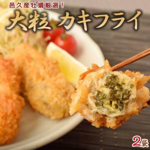 牡蠣フライ 邑久産 大粒カキフライ 2袋 1袋20粒入：1粒30g