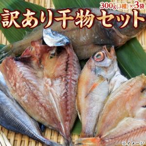 魚 干物 ひもの 訳あり 訳あり干物セット 3種×3袋 合計900g