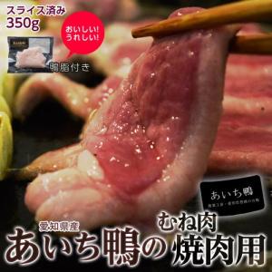 カモ 鴨 かも 鴨肉 愛知県産 あいち鴨むね肉 焼肉用 350g