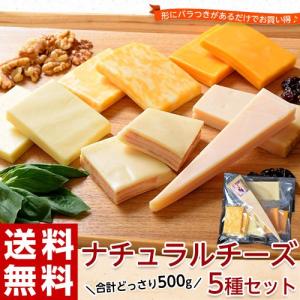 チーズ 訳あり 不揃い ナチュラルチーズ5種セット 500g