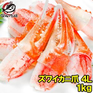 カニ爪 かに爪 かにつめ ボイル 1kg 特大 4L 21〜30個 正規品 ズワイガニ ずわいがに ...