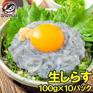 生しらす 生シラス(1kg 100g×10パック 約20人前)｜tsukiji-ousama