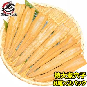 煮穴子 活じめやわらか煮穴子(合計16尾 8尾×2パック 合計500g