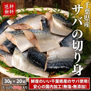 無添加 天然 国産 鯖 無塩 30g×20切 600g 冷凍 切り身 切身 パック サバ さば 寒サバ 骨とり 骨取 骨取り  骨抜き そのまま使える  まとめ買い 千葉県産