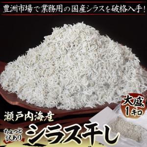 シラス しらす 瀬戸内海産 訳あり シラス干し  約1キロ　※冷凍