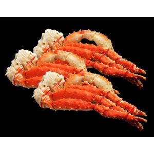 【4Lサイズ・3肩】タラバガニ ボイル済み 4Lサイズ×3肩 総重量2.4kg (解凍後NET600g×3肩：約6人前) ロシア産 国内加工※冷凍 送料無料｜tsukijiichiba