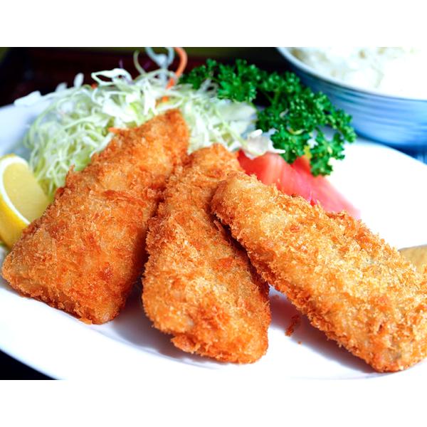 業務用 長崎県産 真アジフライ (フィレ14枚入り) 500g ※冷凍　