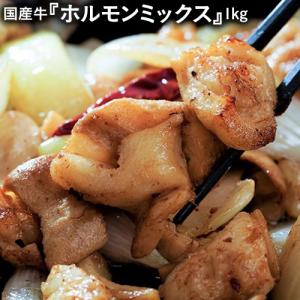 国産牛 『ホルモンミックス』 1kg ※冷凍 送料無料｜tsukijiichiba