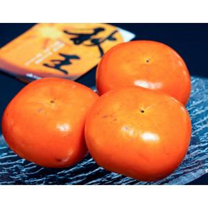 完全甘柿　新品種　『秋王（あきおう）』　福岡県産 約2.5kg （7玉前後）　簡易梱包　品種特性上、傷スレあり　※常温　送料無料｜tsukijiichiba