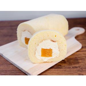 沖縄マンゴー 沖縄おきぽたショップ 「マンゴーロールケーキ」 1本 15cm ※冷凍 送料無料