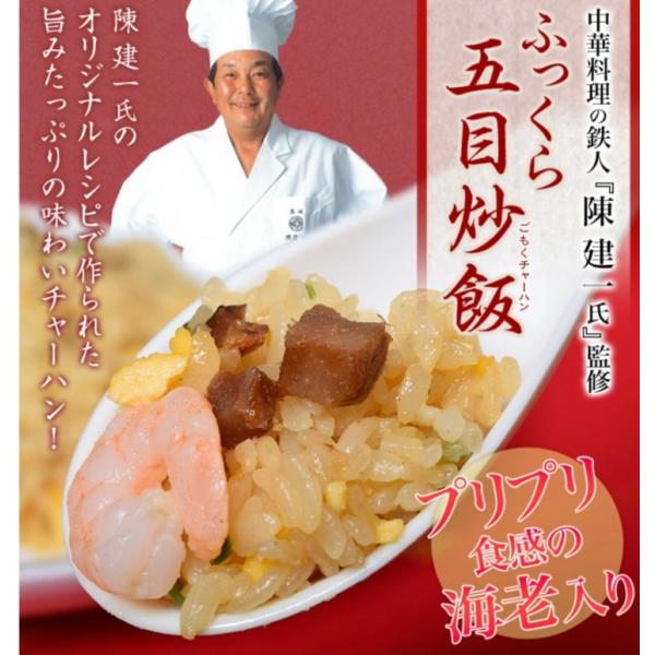 赤坂四川飯店・陳建一監修『ふっくら五目炒飯』約200g×2連×2　※冷凍　