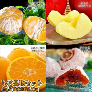 『パインみかん、さしゃを試せるレア果物セット』 全4品 総重量約2.7kg 簡易梱包 ※常温　送料無料｜tsukijiichiba