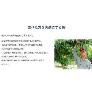 御所の桃 ピンク桃 山梨県産 1箱 約1.8k...の詳細画像4