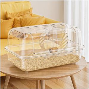 FTWIND 単体 ハムスター ケージ 大きい 60cm 大型 アクリル製 hamster cage 小動物 ゴールデンハムスターや小動物に