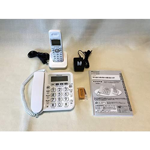 パイオニア デジタルコードレス留守番電話機 子機1台タイプ ホワイト TF-SA10S-W