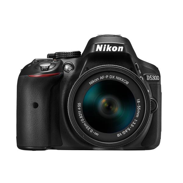 Nikon デジタル一眼レフカメラ D5300 AF-P 18-55 VR レンズキット ブラック ...