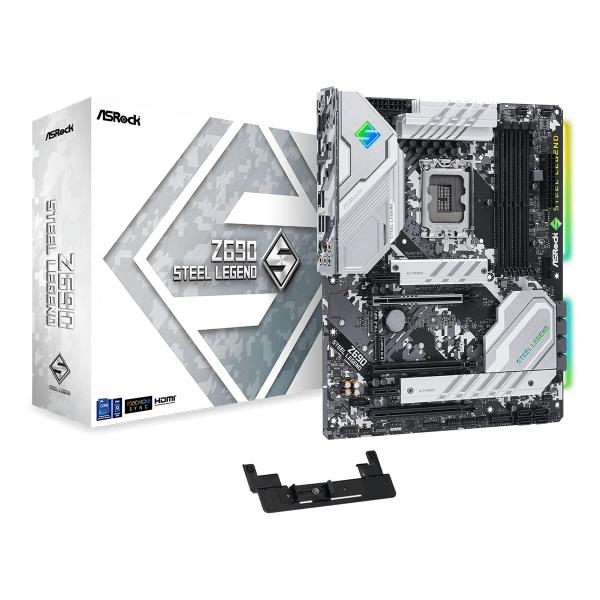 ASRock マザーボード Z690 Steel Legend Intel 第12世代 CPU ( ...