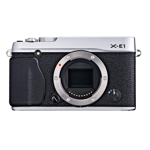 FUJIFILM ミラーレス一眼レフカメラ X-E1 ボディ 1630万画素 シルバー FX-X-E...