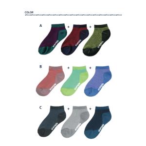 スタンプル 2トーンメッシュアンクルソックス ...の詳細画像4