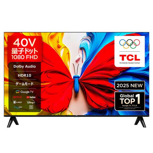 TCL 40S5K 40V型 フルハイビジョン 2K 量子ドット液晶テレビ BS・CSチューナー内蔵...