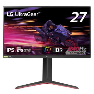 LGエレクトロニクス 27GP750-B 27型 LG UltraGear IPS フルHD @240Hzゲーミングモニター LG UltraGear 27GP750B｜tsukumo-y2