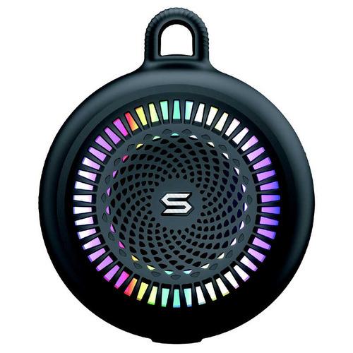 SOUL ポータブルワイヤレススピーカー S-STORM JOY BLACK 5W 防水 LED ［...