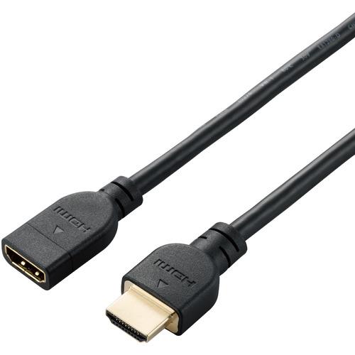 エレコム DH-HDEX20BK HDMI 延長 ケーブル 2m 4K 60p 金メッキ Fire ...