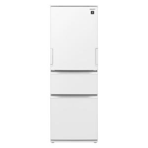 【無料長期保証】シャープ SJ-PW37K プラズマクラスター冷蔵庫 374L どっちもドア マットオフホワイト