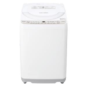 シャープ 全自動洗濯機 洗濯7kg 幅52cm 節水コース 穴なしサイクロン