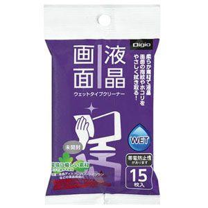 ナカバヤシ DGCW-K3015 Digio 液晶画面用 ウェットタイプクリーナー 携帯タイプ・15...