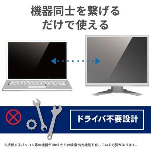 エレコム CAC-HDMIVGA10BK HD...の詳細画像3