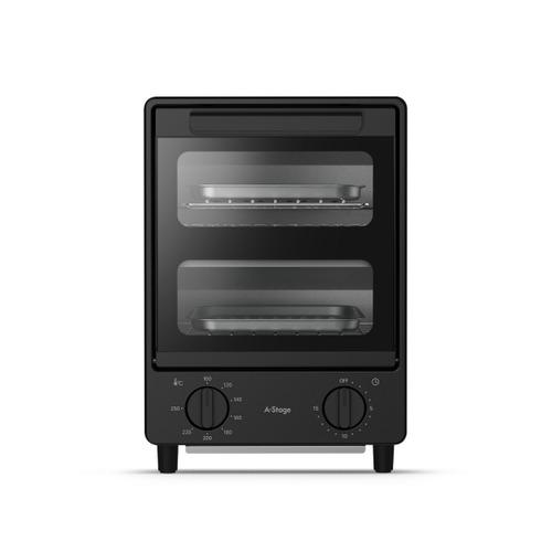 A-Stage OT01A-BK 爆速リベイクトースター 2段式オーブントースター ブラック