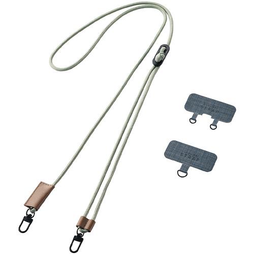 エレコム P-STSDH2ROV ショルダーストラップ／カジュアルタイプ オリーブ PSTSDH2R...