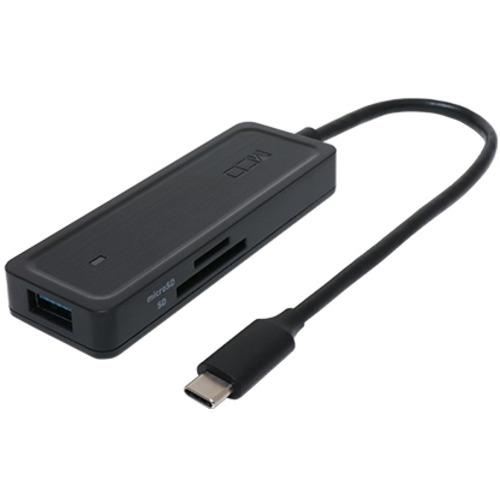 ミヨシ USH-10G2C／BK USBハブ USB3.2 Gen2対応 USB Type-C カー...