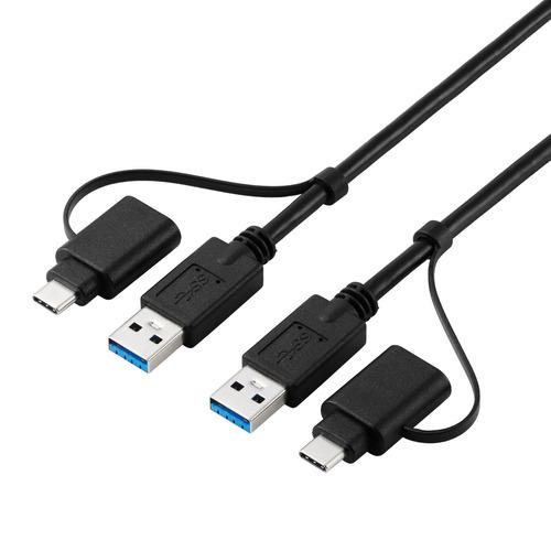 エレコム UC-TV8BK データ移行ケーブル 1.5m Windows11/10/Mac対応 US...