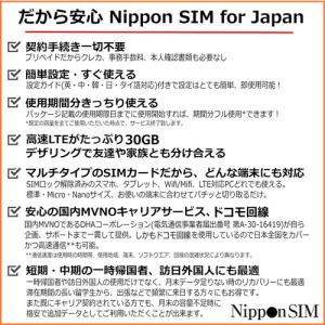Nippon SIM for Japan 標準...の詳細画像3