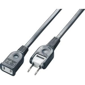 ヤザワ Y02101BK 耐トラ付延長コード 1m 1個口 黒