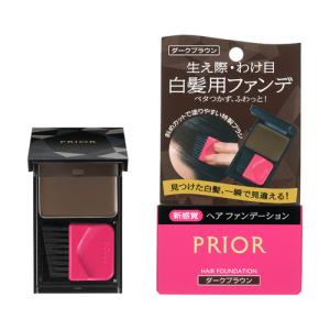 資生堂（SHISEIDO） プリオール ヘア ヘア ファンデーション ダークブラウン 深みのある茶色 (3.6g)｜tsukumo-y2