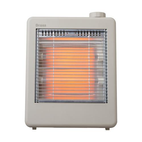 ブリッサ（Brissa） BDEM600GG 石英管電気ストーブ 600W・速暖Hot グレージュ