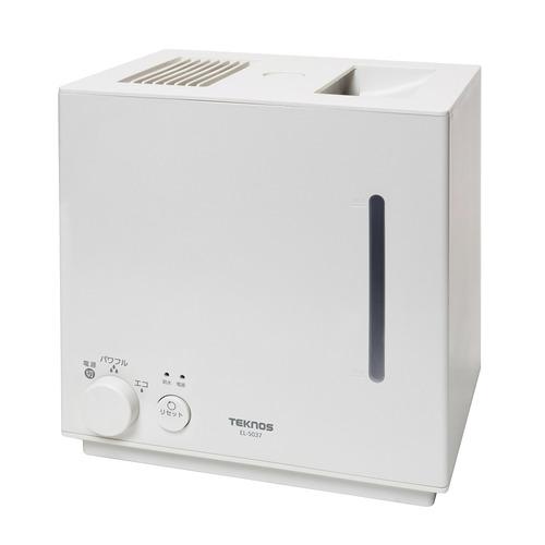 千住 ELS037 スチーム加湿器 3.7L 上部給水可能 TEKNOS ホワイト