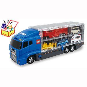トイコー 緊急車両ステーション ミニカー3台付属 パトカー 消防車