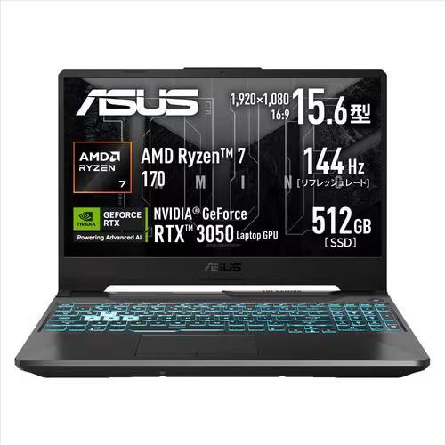 ゲーミングノート TUF Gaming A15 FA506NCQ-R7R3050 [15.6型 /R...
