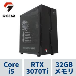G-GEAR Powered by MSI GM5J-E220ZB_A_CP1 i5-12600K GeForce RTX 3070Ti 32GBメモリ 1TB SSD 無線LAN 850W電源 Windows11 HOME 強化ガラスサイドパネル