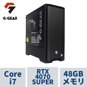 G-GEAR Powered by Crucial ( Corei7-14700F / 48GBメモリ / GeForce RTX4070SUPER / 1TB SSD(M.2 NVMe) / Windows11 HOME) GC7J-F241BN/R/CP1｜tsukumo-y