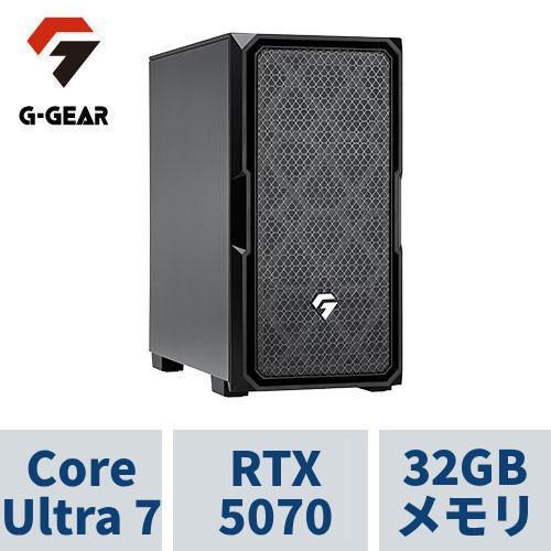 ゲーミングPC G-GEAR GE7J-M253BH/CP2 CoreUltra7 /RTX5070...