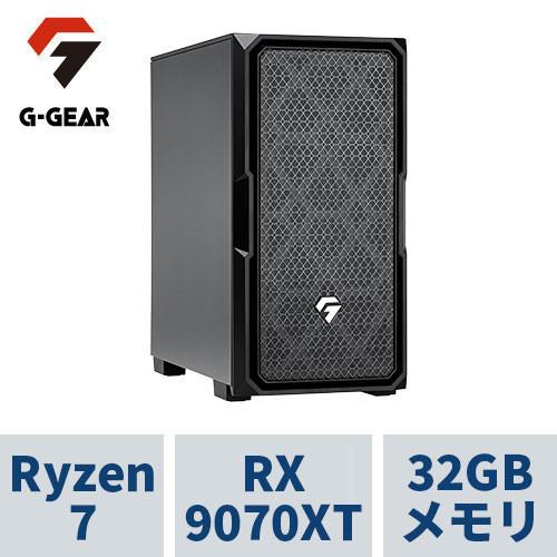 ゲーミングPC G-GEAR GE7A-K261BH/CP1 Ryzen7 /RADEON RX90...