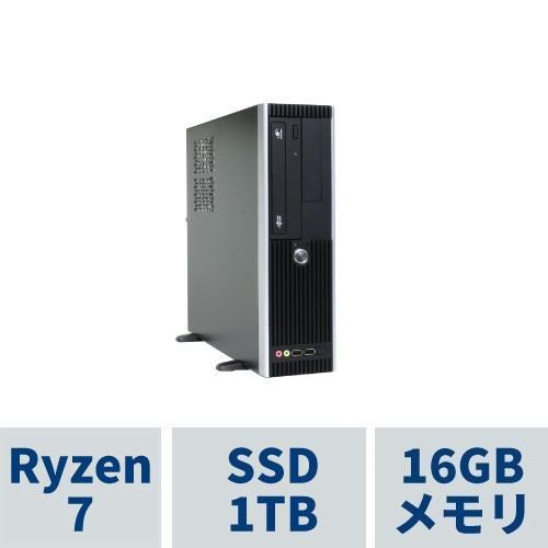 スリム型PC AeroSlim RS7A-A254B/CP1 Ryzen7 5700G /16GBメ...