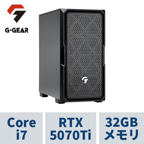 ゲーミングPC G-GEAR GE7J-H256BH2/SP1 Corei7 /RTX5070Ti ...